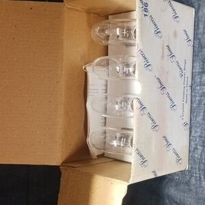 Princess House 4 Crystal Floating Flower Rings new in box